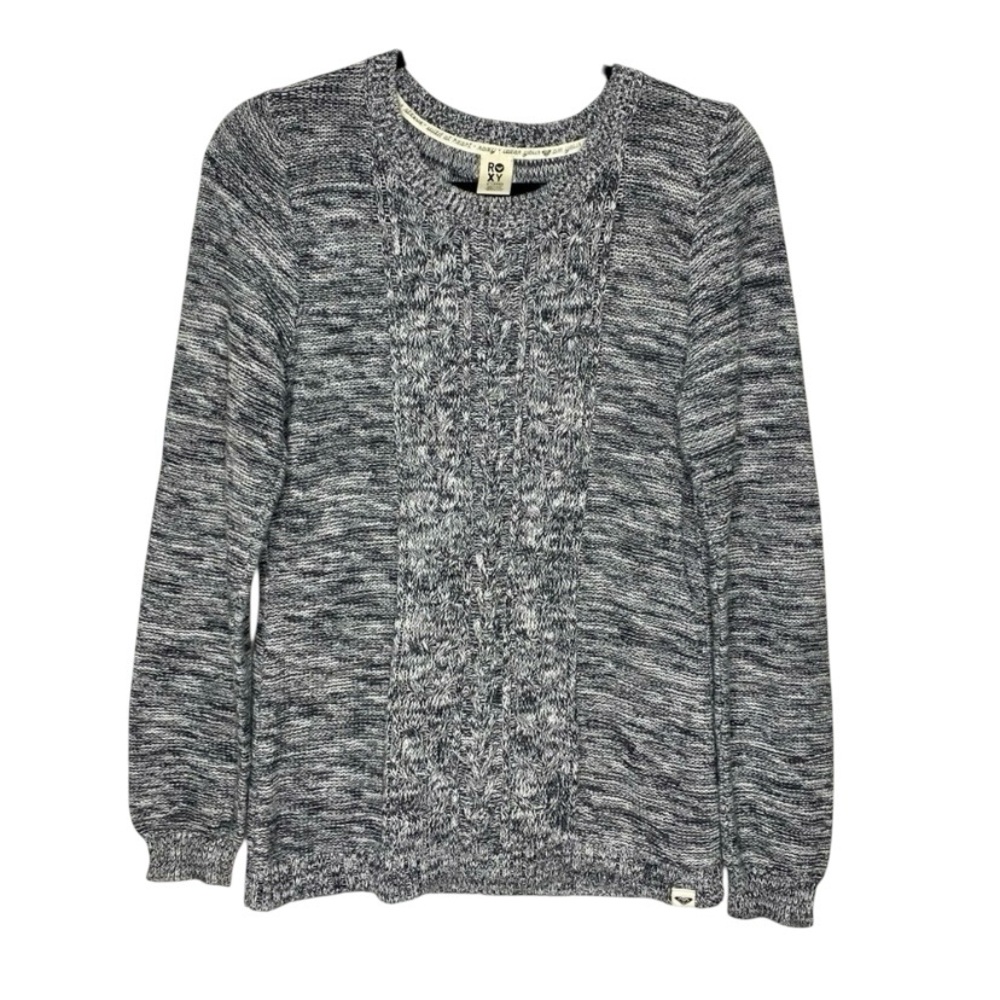 Roxy Cable Knit Sweater Heather Gray